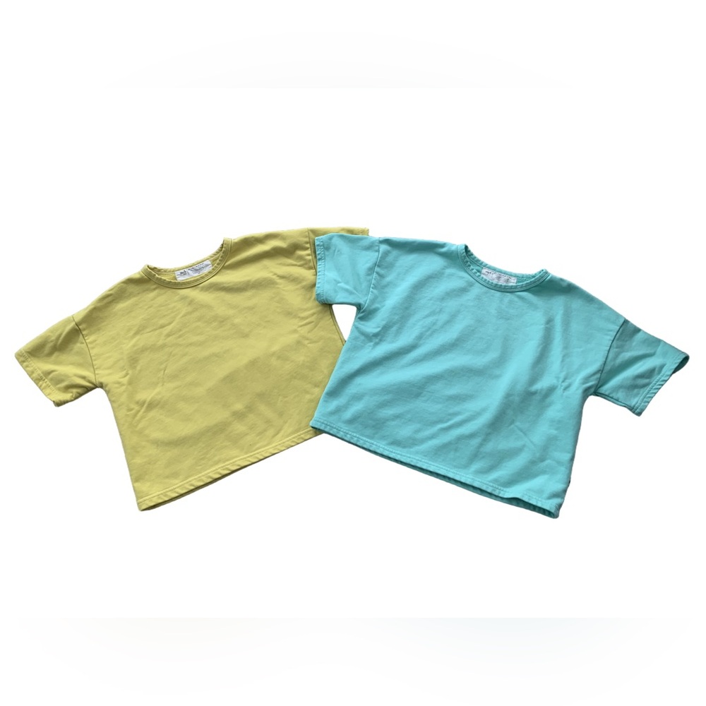 Minimalist Folk Co. Size 10 Boxy Cropped Shirt Sleeve Shirt Bundle